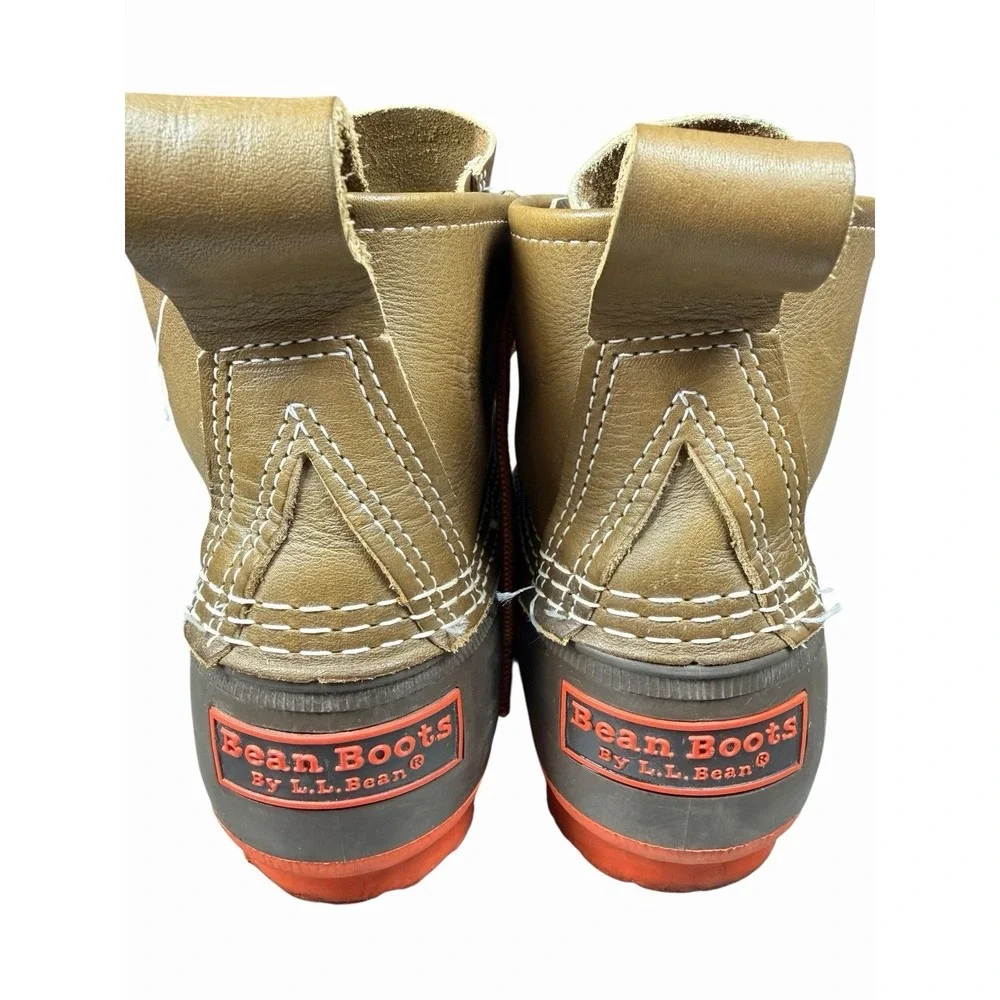 L.L. Bean Maine Hunting Duck Boots 2017 Limited Orange Chain Sole USA Womens‎ 7M